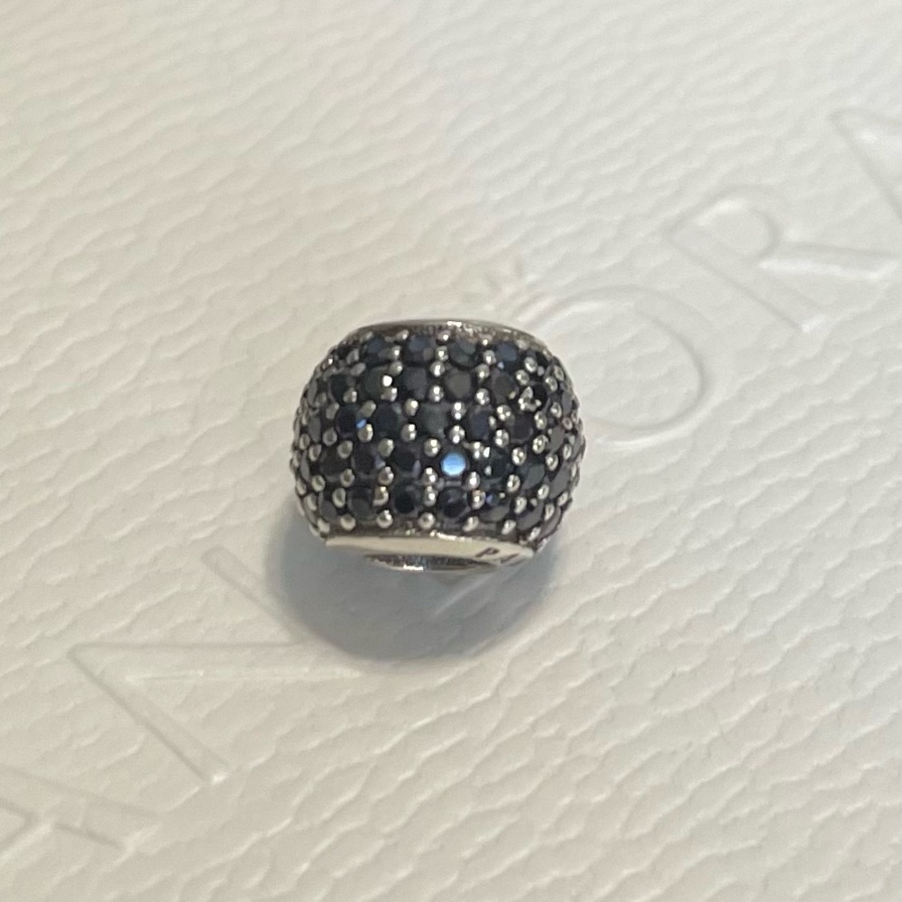 Pandora Black Onyx CZ Charm